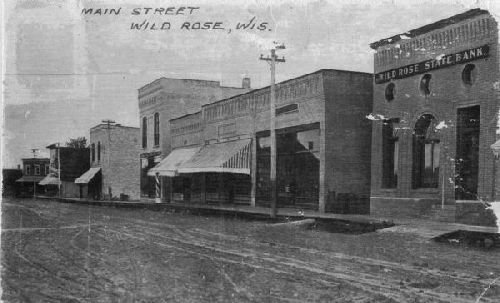 Wild Rose Main Street in 1910
